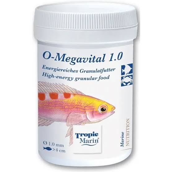 O-Megavital 1.0 mm 75 g TROPIC MARIN Nutrition pour poissons marin