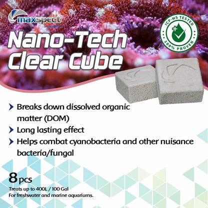 Nano Tech Clear Cube 8pcs Maxspect